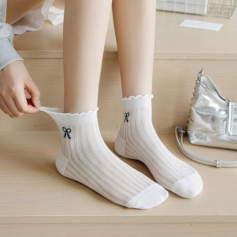 جوارب Yomutiur النسائية بدون خياطة - مضادة للوبر، خفيفة الوزن، 5 أزواج in Kuwait