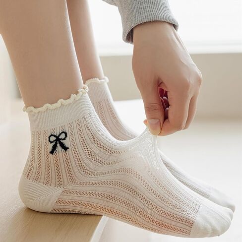 جوارب Yomutiur النسائية بدون خياطة - مضادة للوبر، خفيفة الوزن، 5 أزواج in Kuwait