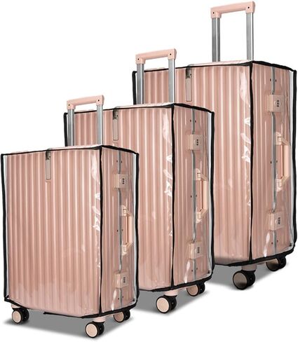 RF REENFAYA 24 INCH luggage cover protector Suitcase Cover Full Clear luggage Covers Waterproof Luggage Case Thicken Suitcase Protector Cover(24inch) in Saudi Arabia