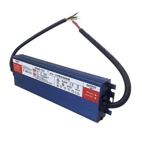1pcs 200W Switching Power Supply IP67 AC110V 220V to DC 12V/24V 8.3A Slim Lighting Transformer 16.5A(24V 200W) in Saudi Arabia
