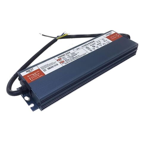 1pcs 200W Switching Power Supply IP67 AC110V 220V to DC 12V/24V 8.3A Slim Lighting Transformer 16.5A(24V 200W) in Saudi Arabia