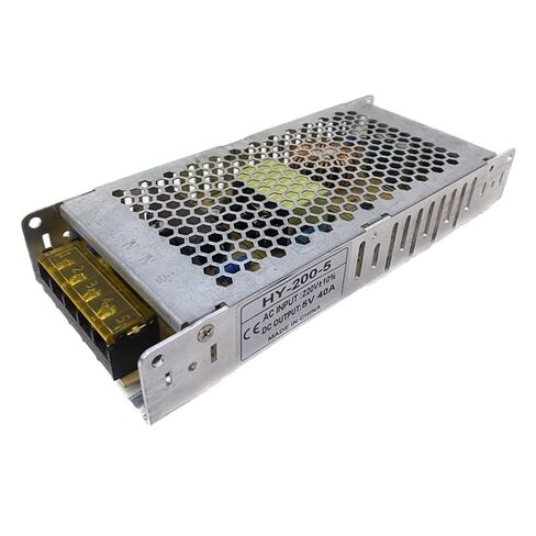 1pcs Switch Power Supply 5V 40A 200W Transformer AC220V to DC in Saudi Arabia
