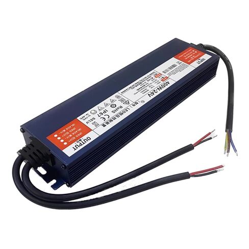1pcs 400W Lighting 24V 16.5A Adapter IP67 Outdoor Waterproof Power Supply AC 220V to 12V 33A Convertor(24V 400W) in Saudi Arabia