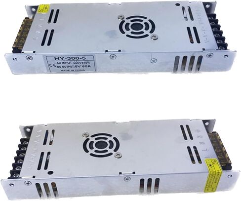 1pcs 300W Ultra-Thin Switching Power Supply AC220V to DC 5V 60A Adapter Lighting Driver in Saudi Arabia