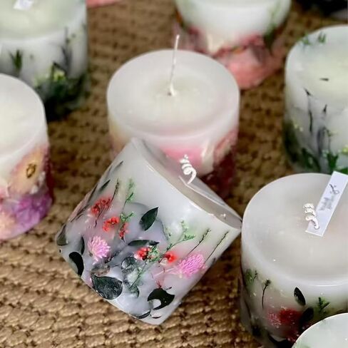 2Pack Real Dried Flowers, Natural Dry Flowers Mixed Natural Pressed Flowers Flores Secas Dried Florals for Crafts,Resin,Candle Making in Saudi Arabia