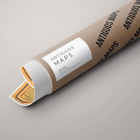 خرائط Antiguos Topografico de la Isla de Puerto Rico حوالي عام 1886 | ديكور حائط عتيق | ملصق طباعة فنية | مقاس 24 × 36 بوصة (610 × 915 ملم) in Kuwait