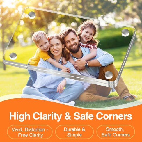 Car Picture Holder Acrylic Magnetic Photo Frame, Car Visor Photo Clip for Horizontal and Vertical Display, Car Picture Frame for 3 Inch Photo, Personalized Photo Gifts for Women, Men, Couples, Family(2) in Kuwait