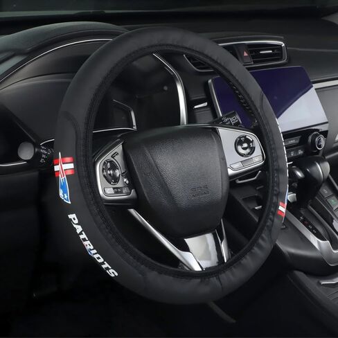 for Bills Car Steering Wheel Cover, 14-15 Inch Leather Grip | Non-Slip & Sweat-Resistant Design, Fit for Most Cars, SUVs, Trucks (SWC-BBR) in Saudi Arabia