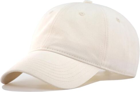 قبعات بيسبول قطنية مغسولة عتيقة للرجال والنساء، قبعة أبي غير منظمة قابلة للتعديل in Kuwait