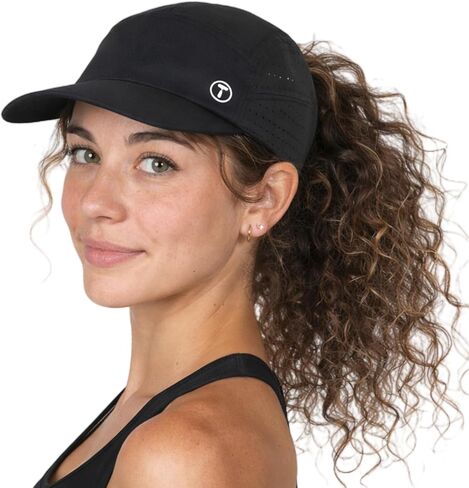 قبعة الجري TOP-EX Chicpony™ على شكل ذيل حصان - مسامية، باردة، حماية ناعمة من الأشعة فوق البنفسجية للنساء لمعظم النساء (S/M & M/L) in Kuwait