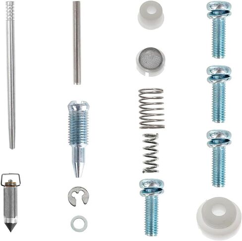 2 Pcs Carburetor Repair Kits Replacement for Yamaha V Star 650 XVS650 1998 1999 2000-2016 Carb Rebuild Kit with Plunger Diaphragm Float in Saudi Arabia