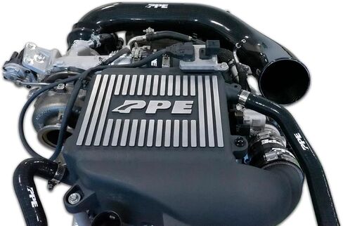 Carbon Fiber Intake Tube for 2020-2026 GM 1500 3.0L by Pacific Performance Engineering in Saudi Arabia