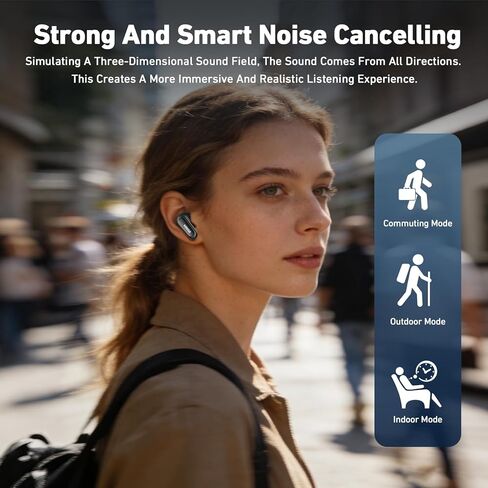 MINISO MS112 AI Translation Earbuds Real Time, 135 Language Translator Earbuds, Heart Rate Sensing Audifonos Traductores Inglés Español, 4-in-1 Translating Bluetooth Headphones for Travel Black in Saudi Arabia