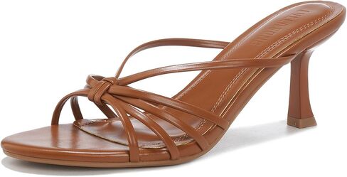 LULLASONG Kitten Heels Open Pointed Toe Slip On Heels Mid Heeled Sandals for Women in Saudi Arabia