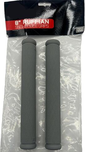 Universal 8" Snowmobile One Piece Grips Compatible with Handwarmers for Skidoo Arctic Cat Polaris Yamaha Choose Your Color in Saudi Arabia