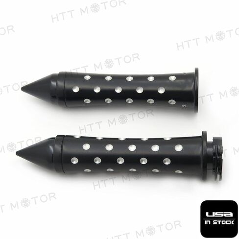 HTTMT TRHB124- Motorcycle Spike Handlebar 7/8" Hand grips Compatible with Suzuki Yamaha Kawasaki New in Saudi Arabia