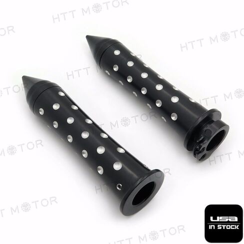 HTTMT TRHB124- Motorcycle Spike Handlebar 7/8" Hand grips Compatible with Suzuki Yamaha Kawasaki New in Saudi Arabia