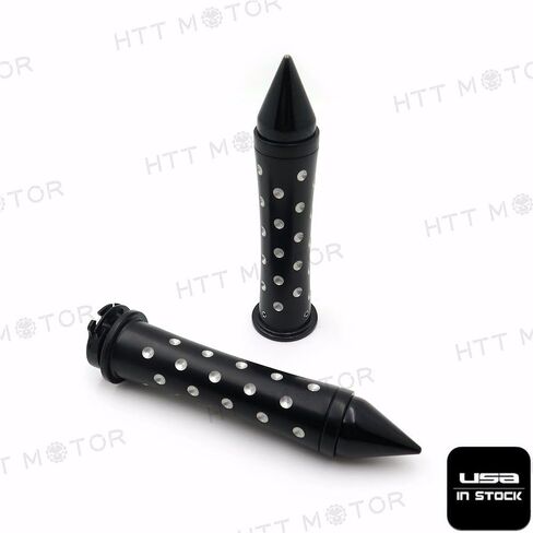 HTTMT TRHB124- Motorcycle Spike Handlebar 7/8" Hand grips Compatible with Suzuki Yamaha Kawasaki New in Saudi Arabia