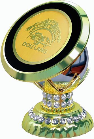 Magnetic Phone Holder for Car, Super Strong Magnet & All-Metal Anti-Shake Base, 360 Adjustable Car Phone Mount for Dashboard & Any Flat Surface, Universal Fit for iPhone and All Cell Phones in Saudi Arabia