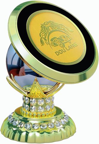 Magnetic Phone Holder for Car, Super Strong Magnet & All-Metal Anti-Shake Base, 360 Adjustable Car Phone Mount for Dashboard & Any Flat Surface, Universal Fit for iPhone and All Cell Phones in Saudi Arabia
