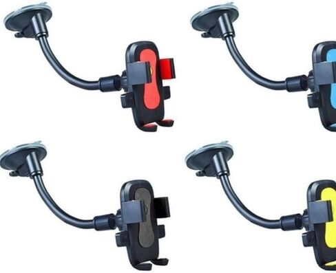 1pc Flexible Long Arm 360 Degree Rotation Car Mount Mobile Phone Holder for Your Mobile Phone Stand (Red) in Saudi Arabia