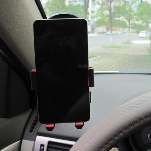 1pc Flexible Long Arm 360 Degree Rotation Car Mount Mobile Phone Holder for Your Mobile Phone Stand (Red) in Saudi Arabia