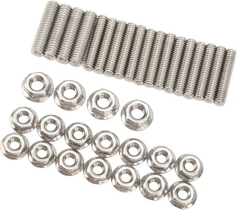 Oil Pan Stud Kit, Engine 304 Stainless Steel AntiImpact Polished Oil Pan Replacement Studs for SBC 283 327 Engines in Saudi Arabia