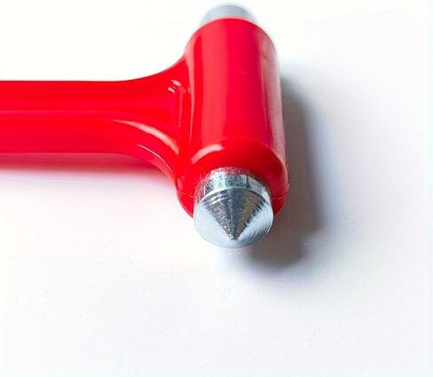 Multi-Purpose Safety Hammer: Durable Mini Car Rescue Tool for Emergency Escape, Universal & Portable Auto Survival Gear (Red) in Saudi Arabia
