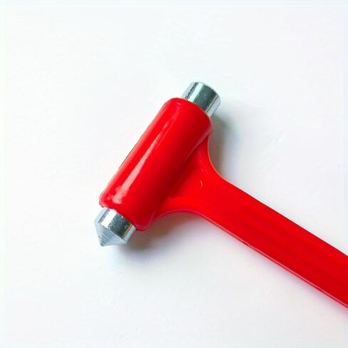 Multi-Purpose Safety Hammer: Durable Mini Car Rescue Tool for Emergency Escape, Universal & Portable Auto Survival Gear (Red) in Saudi Arabia