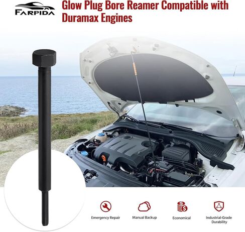 EN-52074 Glow Plug Removal Tool for Duramax 6.6L 3.0L 2.8L Engines, l5p Glow Plug Reamer Replacement for GM 52074 Glow Plug Bore Reamer in Saudi Arabia