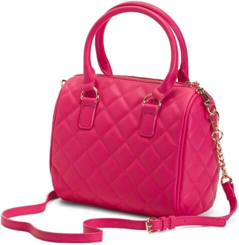 Juicy Couture Girl Only Quilted Satchel Handbag with Charm Detail, Convertible Crossbody, 10.25in W x 8in H in Saudi Arabia