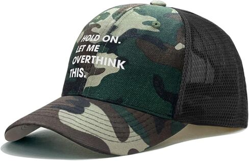 Hold ON. LET ME Overthink This. Hats for Womens Stylish Washed Distressed in Saudi Arabia