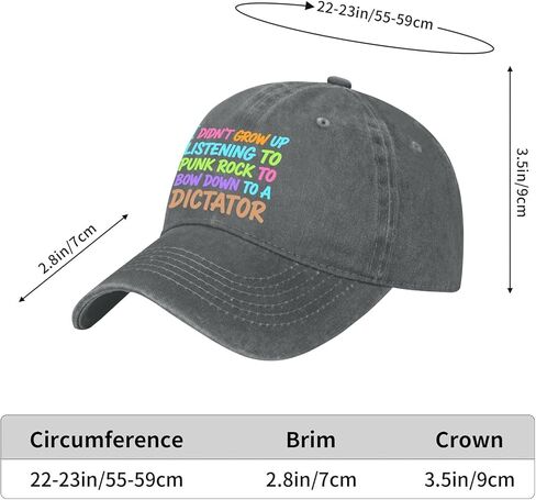 I Didn't Grow-Up Listening to Punked Rocks to Bow-Down Hats for Men Soft Washed in Saudi Arabia