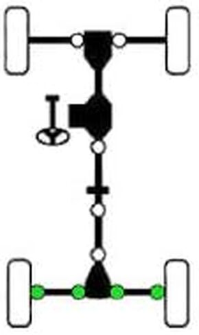 Precision Rear Axle Universal Joints for Kubota RTV 900 2003-2008, Inner or Outer, Reduced Vibration, Quality Tested, Heat-Treated, Set of 2, ATVPC in Saudi Arabia