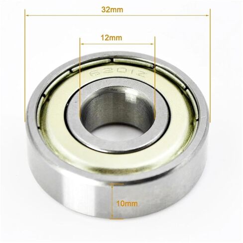 2pcs Bearing 6200 6201 6202 6203 6204 6205 2Z ZZ 6200ZZ 6201ZZ 6202ZZ 6205ZZ Chrome Steel Deep Groove Ball Bearings(6204ZZ 20X47X14mm) in Saudi Arabia