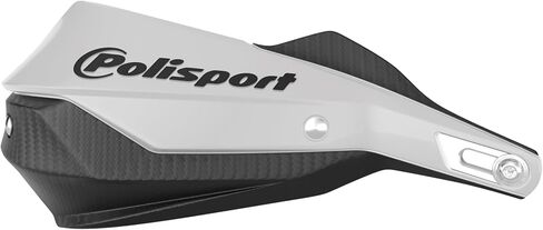 Polisport Trail Blazer Handguard for Motocross - لـ CFMOTO 450MT (2024-25) - ملفوف بالكامل لظروف الركوب القاسية، مصنوع من الألومنيوم 6061 T6 للدراجات الصغيرة والموتاردية والأوساخ - رمادي/أسود in Saudi Arabia