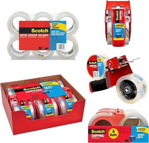 Heavy Duty Tape Dispenser, and Two Rolls of Scotch Brand Tape in Saudi Arabia
