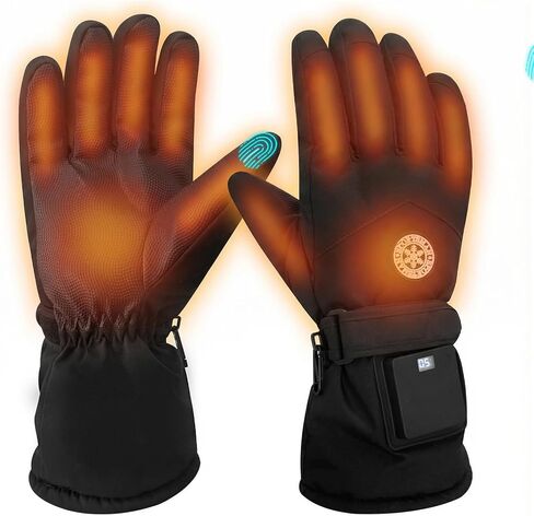 Heated Gloves for Men Women Electric Heated Gloves Touchscreen Gloves Heated Winter Hand Warmer for WorkCold Weather Motorcycle Skiing Snowboarding Hiking etc in Saudi Arabia