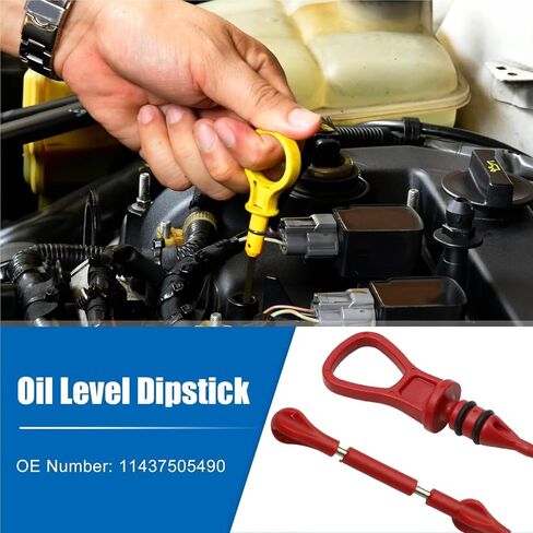 Compatible with BMW 3 Series for E46 1998 1999 2000 2001 2002 2003 2004 2005 Engine Oil Fluid Level Dipstick 11437505490 Engine Oil Level Dipstick in Saudi Arabia