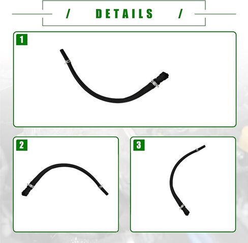 PartsFlow Engine Heater Inlet Hose Assembly with Clamps Compatible with Cadillac Escalade 2007-2014, Chevy Suburban Tahoe, GMC Yukon XL, Replaces 22885825, 15895065 - Heater Core Supply Pipe in Saudi Arabia