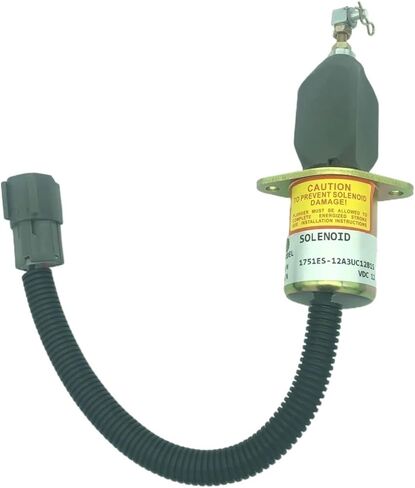 1pc 1751ES-12A3UC12B1S Fuel Shut Off Solenoid for R60-5 R210-5 R335-7 For engine 12V in Saudi Arabia