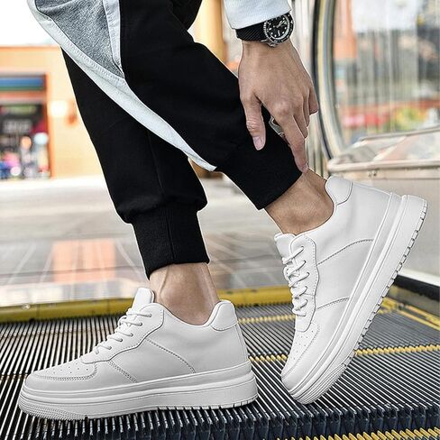 Height Boost Sneakers with Invisible Lift, 1.6"/2.4"/3"/4" Height Increase, Lightweight Breathable Non-Slip Shoes for Men & Women (Unisex Size Guide) in Saudi Arabia