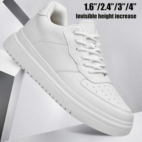 Height Boost Sneakers with Invisible Lift, 1.6"/2.4"/3"/4" Height Increase, Lightweight Breathable Non-Slip Shoes for Men & Women (Unisex Size Guide) in Saudi Arabia