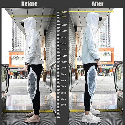 Height Boost Sneakers with Invisible Lift, 1.6"/2.4"/3"/4" Height Increase, Lightweight Breathable Non-Slip Shoes for Men & Women (Unisex Size Guide) in Saudi Arabia