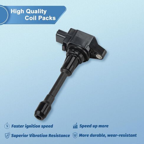 Set of 6 UF617 Ignition Coil Packs Compatible with Infiniti Q40 Q50 Q60 Q70 Q70L QX50 QX70 EX37 FX37 FX50 G37 M37 M56, Nissan 370Z 3.7L 5.0L 5.6L V6 V8, Replaces GN10430 22448EY00 in Saudi Arabia