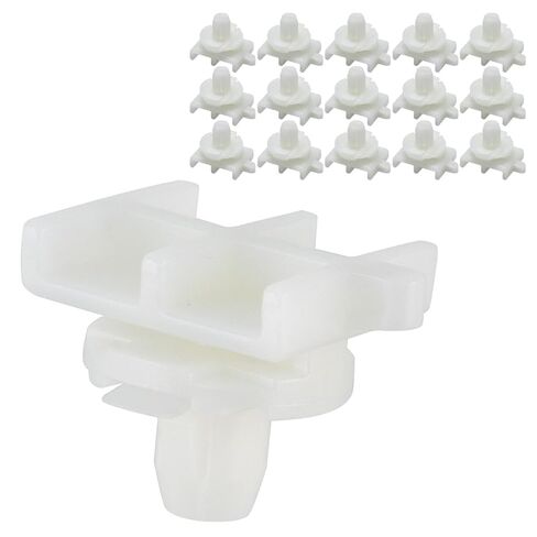 RLB-HILON 15PCS Rocker Panel Moulding Clips Compatible with Ford Transit 150 250 350 2015 to 2023 Year, for BK3Z-00817-AA in Saudi Arabia