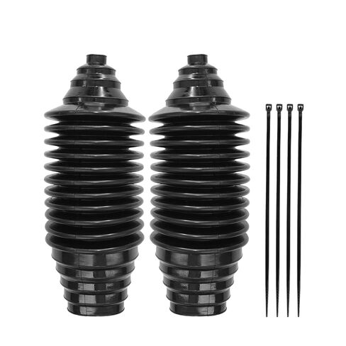 2Pcs Universal Rack and Pinion Boot, Steering Tie Rod End Bellows, Steering Rack Boots Set Car Accessories with Cable Ties in Saudi Arabia