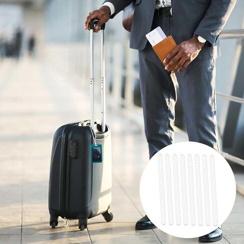 100 قطعة من حلقات بطاقات الأمتعة، حلقة بطاقات الأمتعة مقاس 5.9 بوصة، أشرطة حلقات بلاستيكية شفافة لبطاقات الأسماء، حاملات شارات بطاقات الهوية، مثبت ملصقات الحقيبة in Saudi Arabia