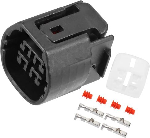 Motoforti 1 Set 4 Pin No.9098011964 Alternator Connector Adapter Plug Clip Kit Replacement for Toyota Long-Lasting in Saudi Arabia