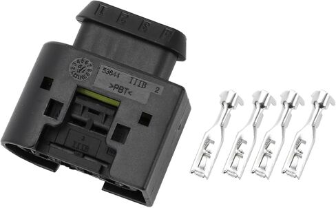 Oil Pressure Sensor Connector Plug No.2E0905229 Inner Female Wire Terminal Connector for BMW Plastic Black Waterproof in Saudi Arabia